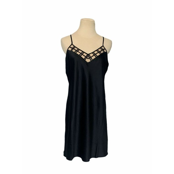 INC Sleeveless Sexy Black Mini Nightgown Size M - Picture 5 of 8